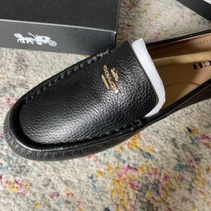 SOLD 🚫COACH Marley Driver Real leather slip ons Black